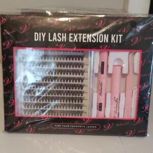10/Veleasha DIY Lash Extension Kit Black 10mm-16mm False Eyelashes & Tools